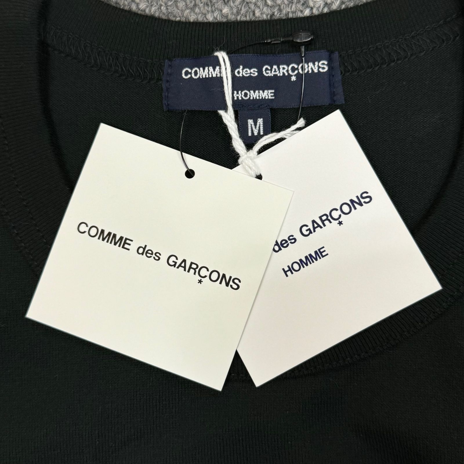 定価13200円 新品 COMME des GARCONS HOMME 23SS ロゴプリントT
