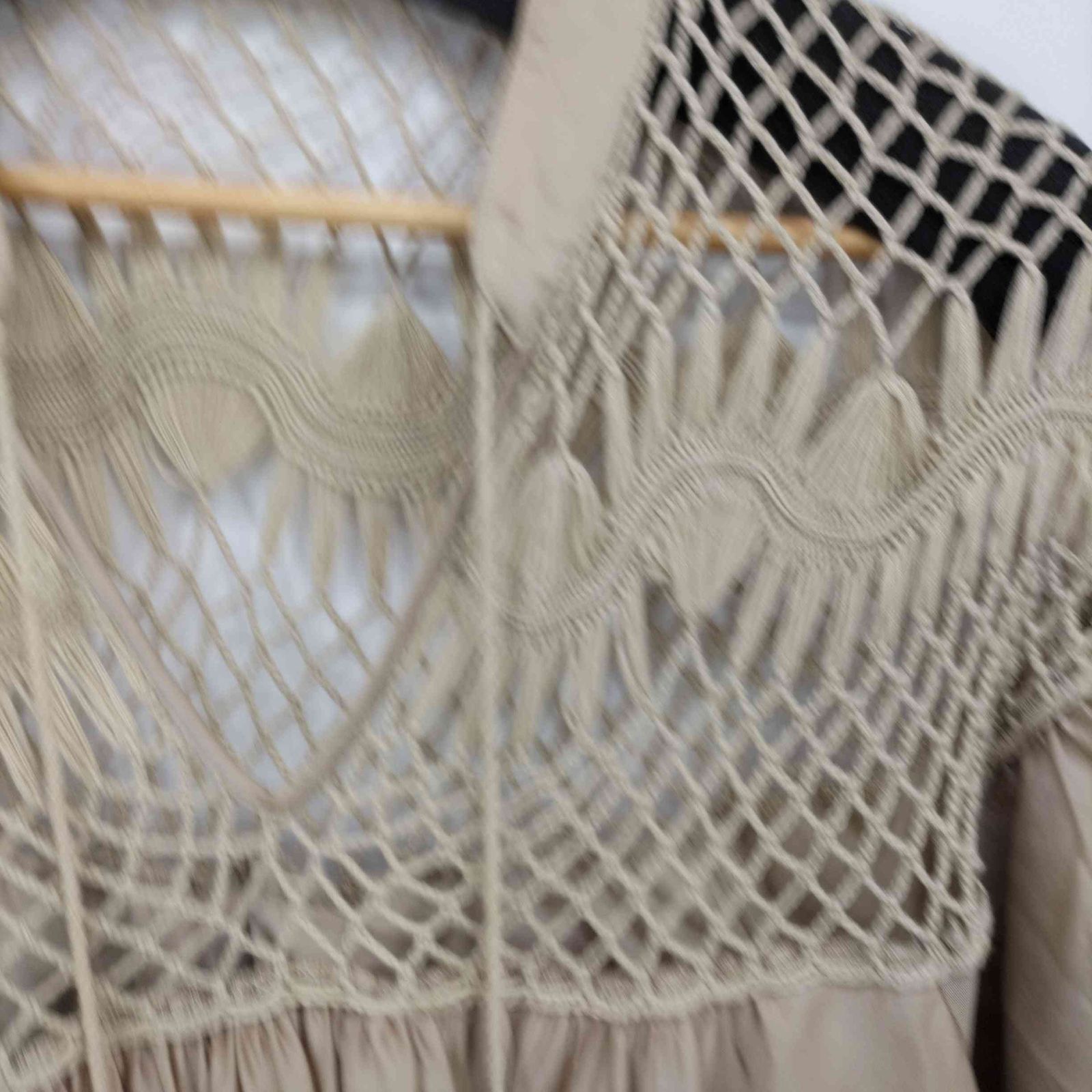 コースタイル KOH.STYLE CROCHET SWITCH DRESS クロシェ切り替え 