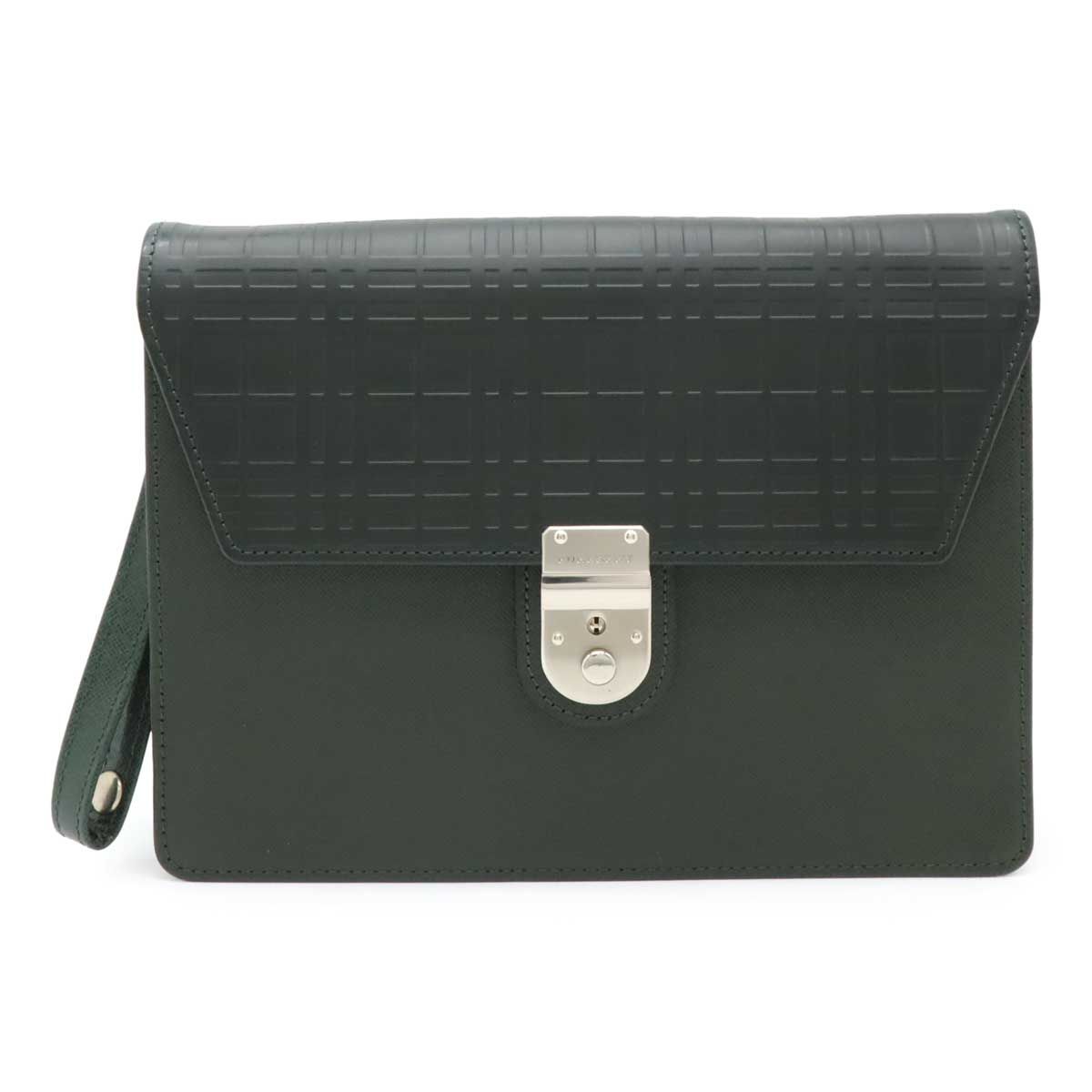 ★【新品】★.★【BURBERRY】★.★【エンボス.セカンドバッグ】★.★ BURBERRY バーバリー ロンドン エンボスチェック セカンドバッグ