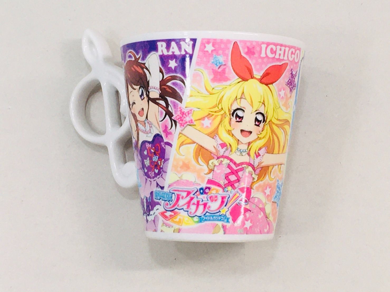 小牧店】劇場版アイカツ 音符マグカップ【723-056A】 - メルカリ