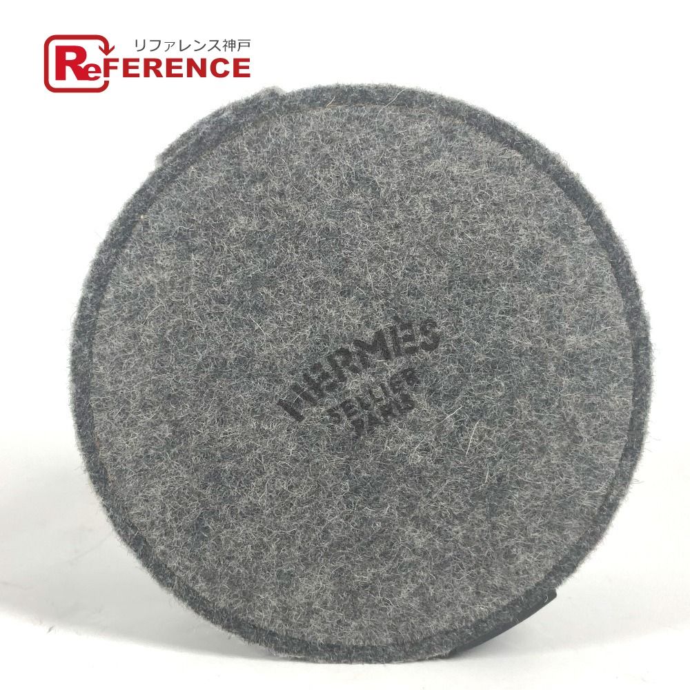 HERMES エルメス 小物入れ ロゴ シュガーボックス フェルト - メルカリ