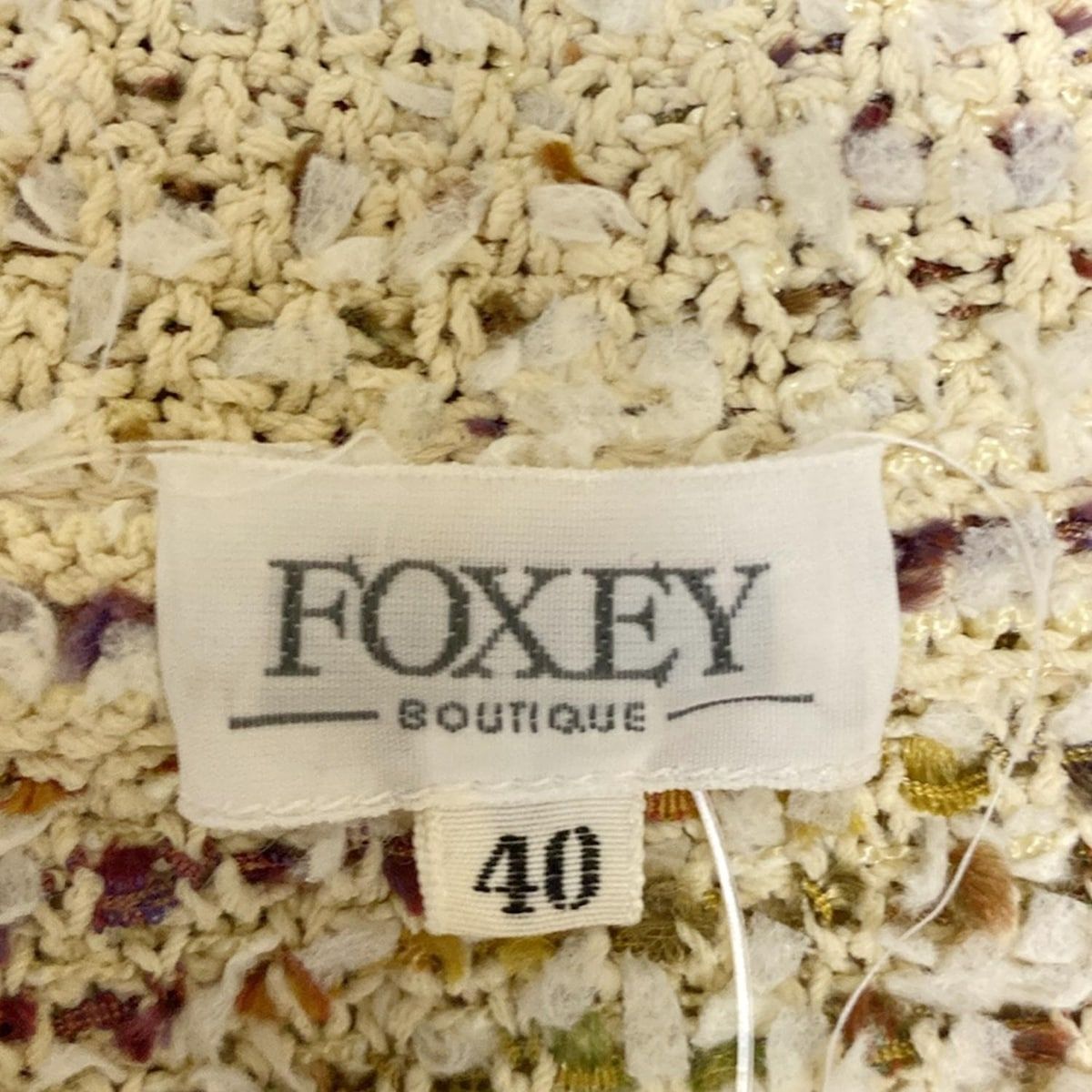 FOXEY BOUTIQUE フォクシーブティック ジャケット ベージュ 40 FOXEY BOUTIQUE フォクシーブティック ジャケット ベージュ 40
