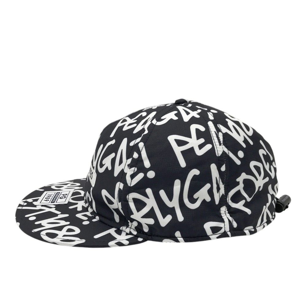 PEARLY GATES パーリーゲイツ 裏フリース フラットキャップ ロゴ総柄 ネイビー系 FR 240101480024 ゴルフウェア ストスト