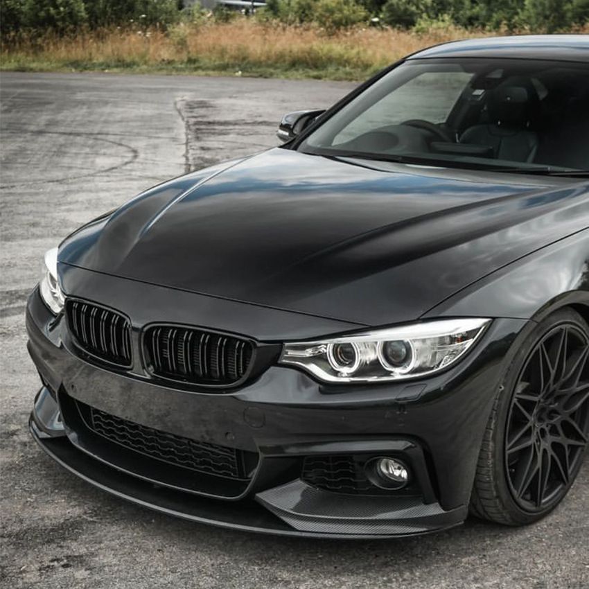 BMW 4シリーズ F32 F33 M-Tech 2014-2020 MP仕様 フロントリップスポイラー カーボン調