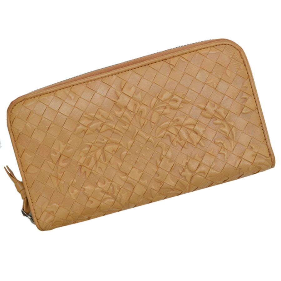 ボッテガヴェネタ BOTTEGAVENETA ラウンドファスナー長財布 イントレ