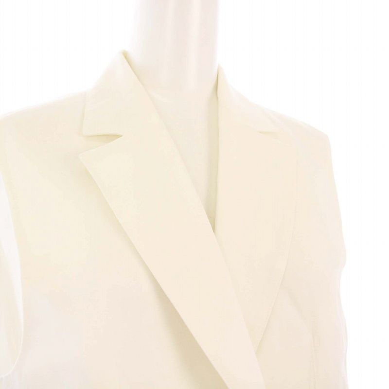 正規品販売！ ANAYI アナイ 24SS 102411 ホワイト 38 ボタンレス ジレ ベスト トップス
