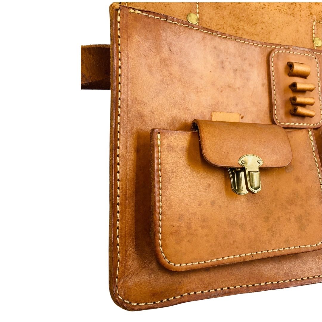 HERZ ヘルツ BC-13 総かぶせ 横型 2way ビジネスバッグ L