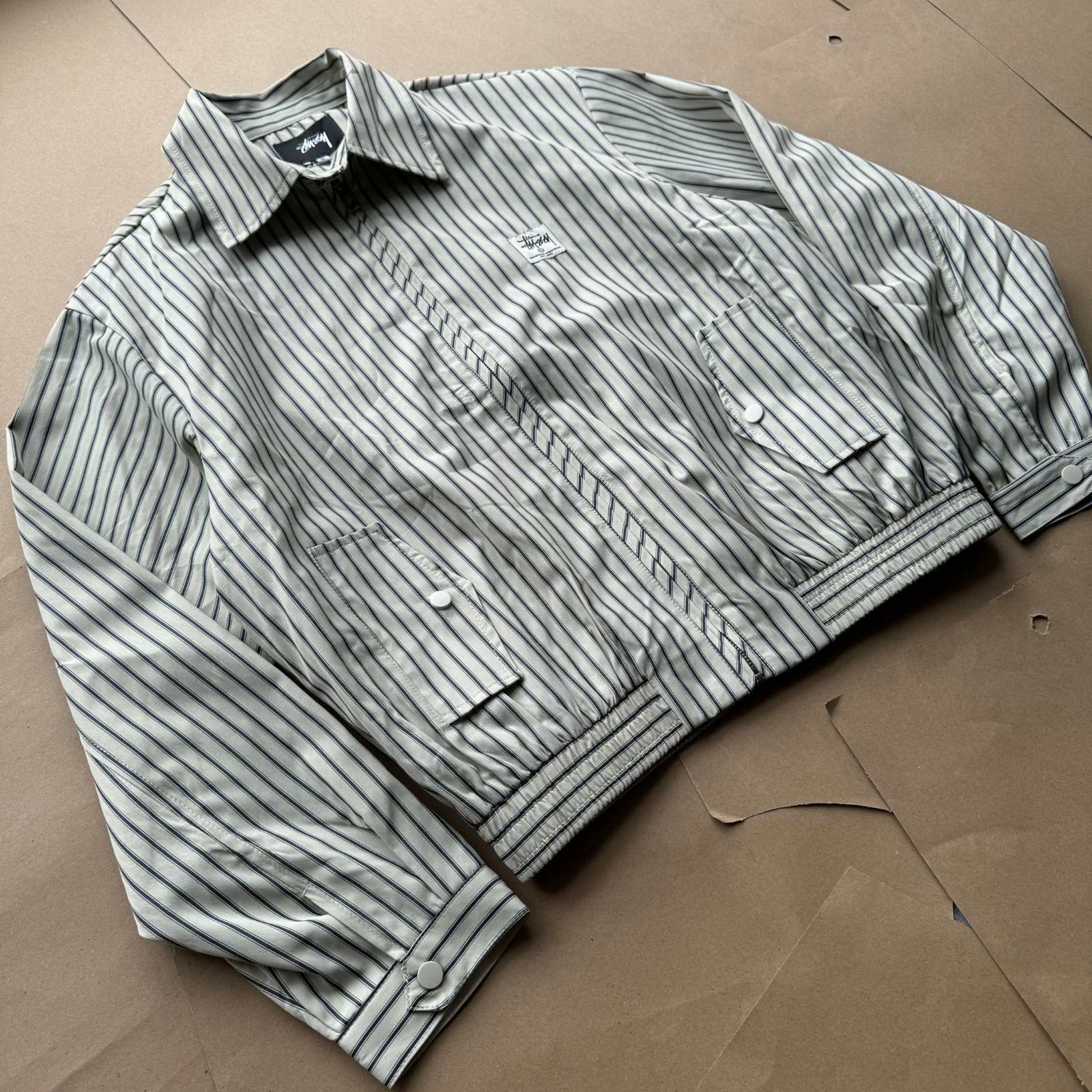 Stussy ステューシー 2025 新作 ワークウェア レトロ 縦縞 Stussy ステューシー 2025 新作 ワークウェア レトロ 縦縞