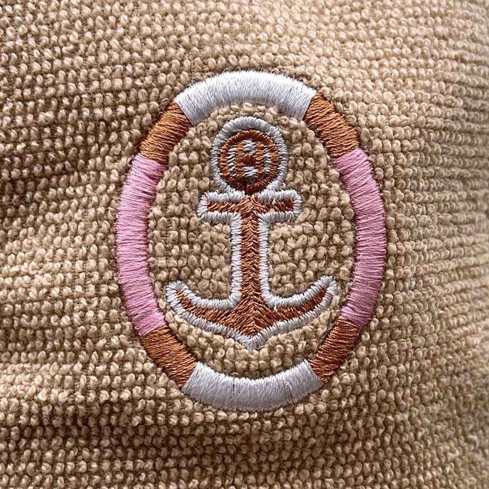 【HERMES】☆タオル地がレア☆ キャップ デイヴィス・ヨット HERMES】☆タオル地がレア☆ キャップ デイヴィス・ヨット