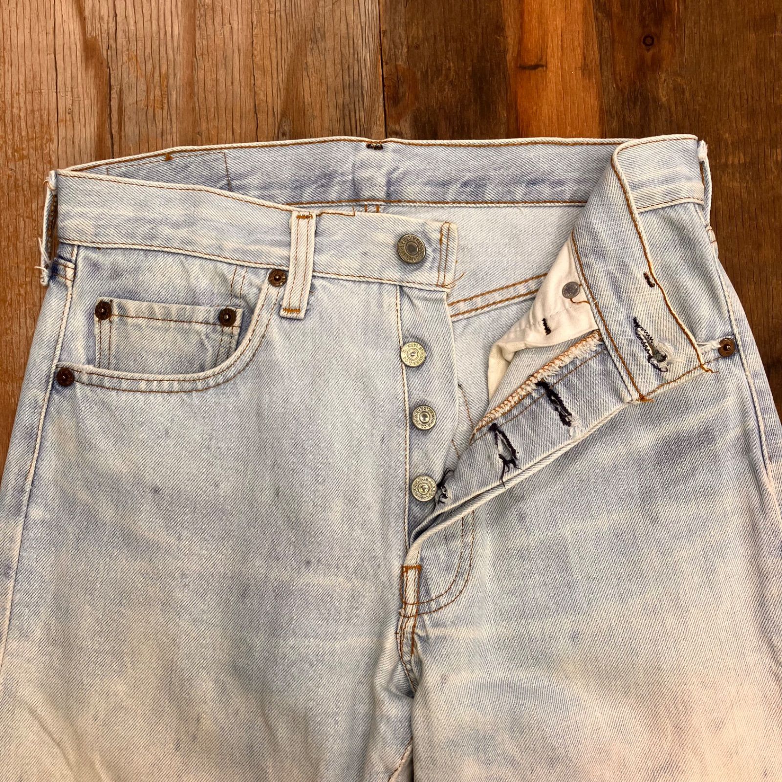 リーバイス　501 エルパソ工場524 美中古品 中古・古着通販】LEVI'S (リーバイス) 501デニムパンツ ボタン裏