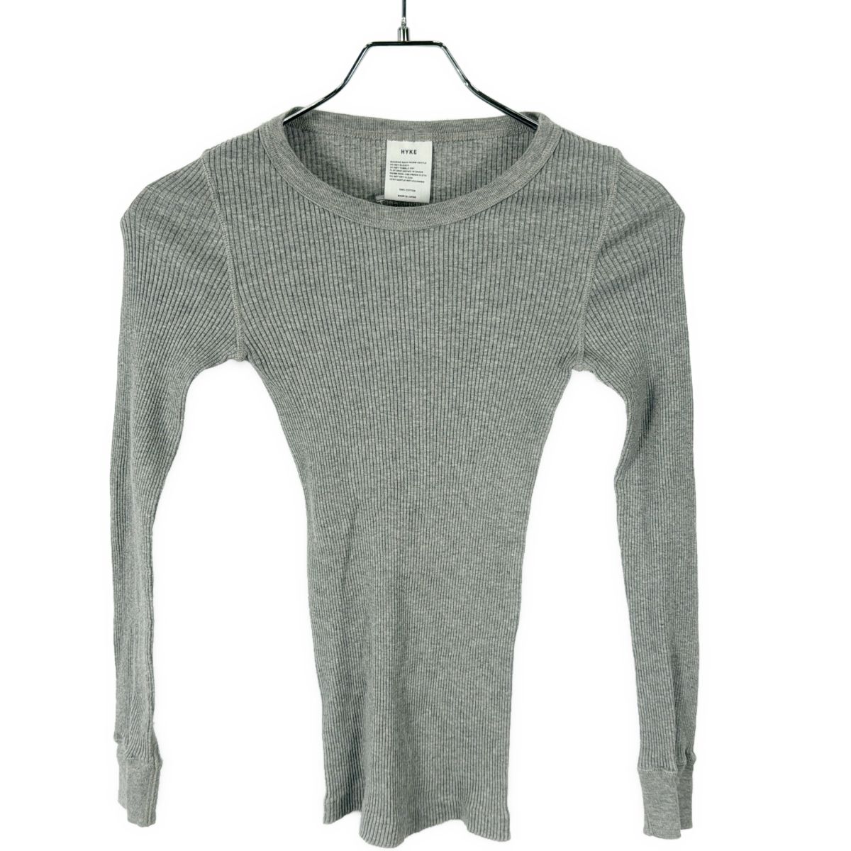 【タグ付き新品】HYKE ハイク　リブロングスリーブカットソー　長袖 UNITED ARROWS（ユナイテッドアローズ）の「＜HYKE（ハイク