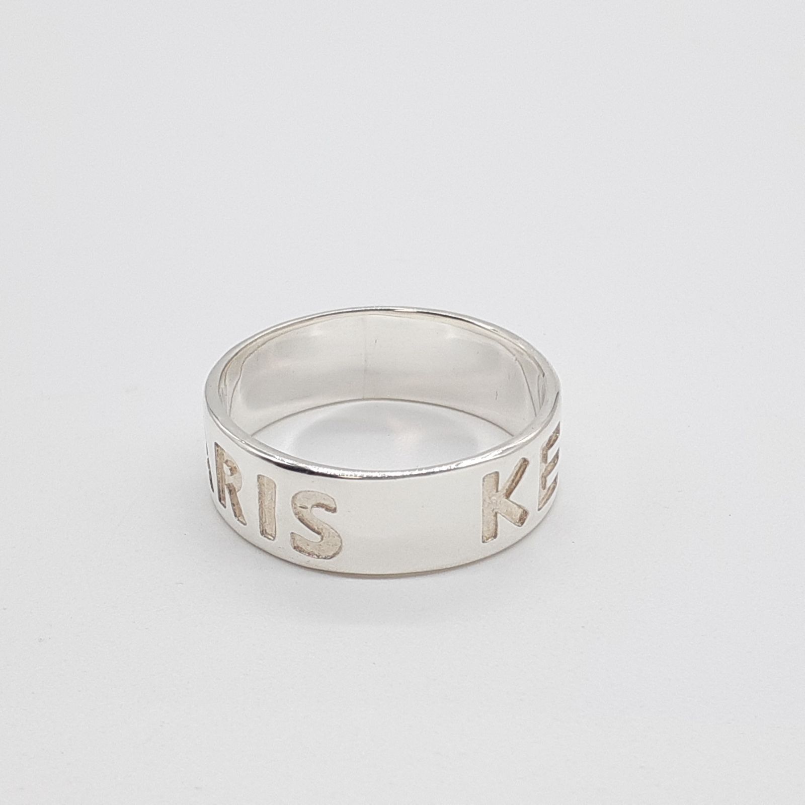 KENZO ケンゾー リング SILVER 925 シルバー ロゴリング 彫刻