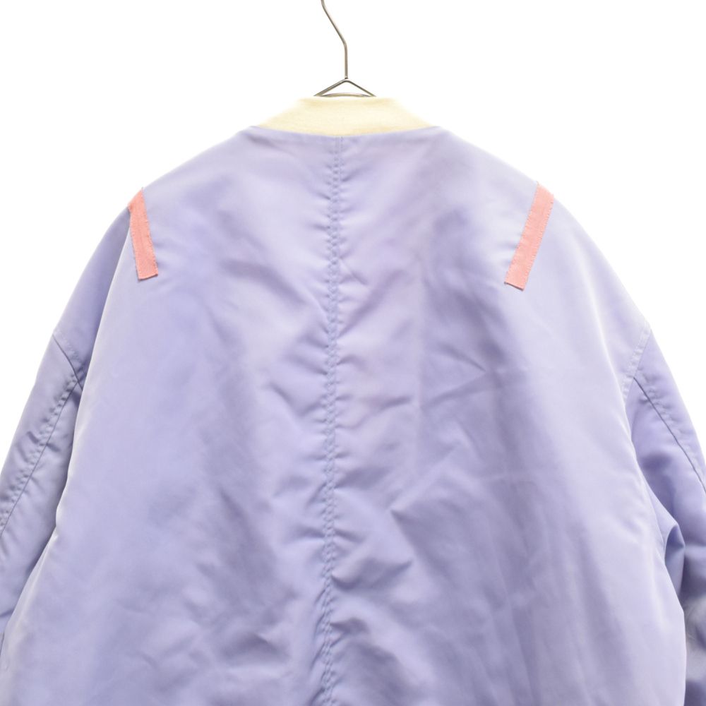 John UNDERCOVER ジョン アンダーカバー 18AW MA-1 ノーカラー MA-1 ブルゾン パープル JUV4203MA-1 John UNDERCOVER (ジョン アンダーカバー) 18AW MA-1 ノーカラー MA-1
