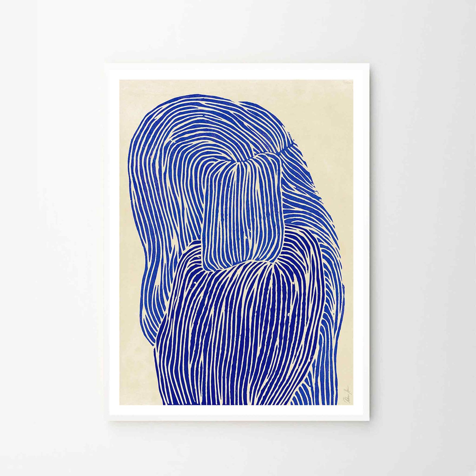 The Poster Club アートポスター 50×70cm Deep Blue/124x10655-50x70