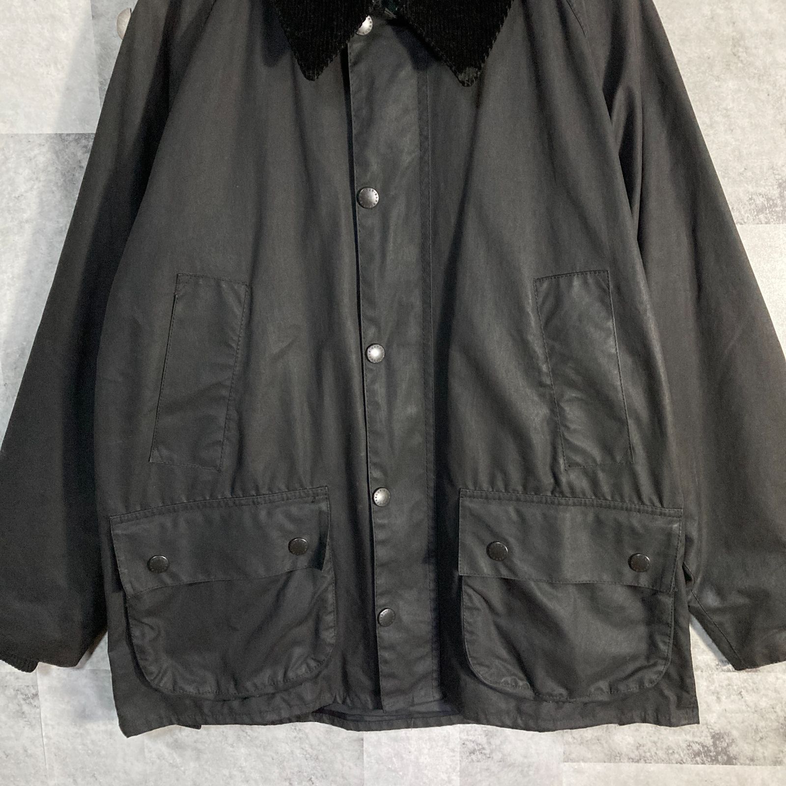 00s 英国製 Barbourバブアー BEDALE オイルドジャケット 黒36 英国製 Barbour バブアー オイルドジャケット BEDALE ブラック