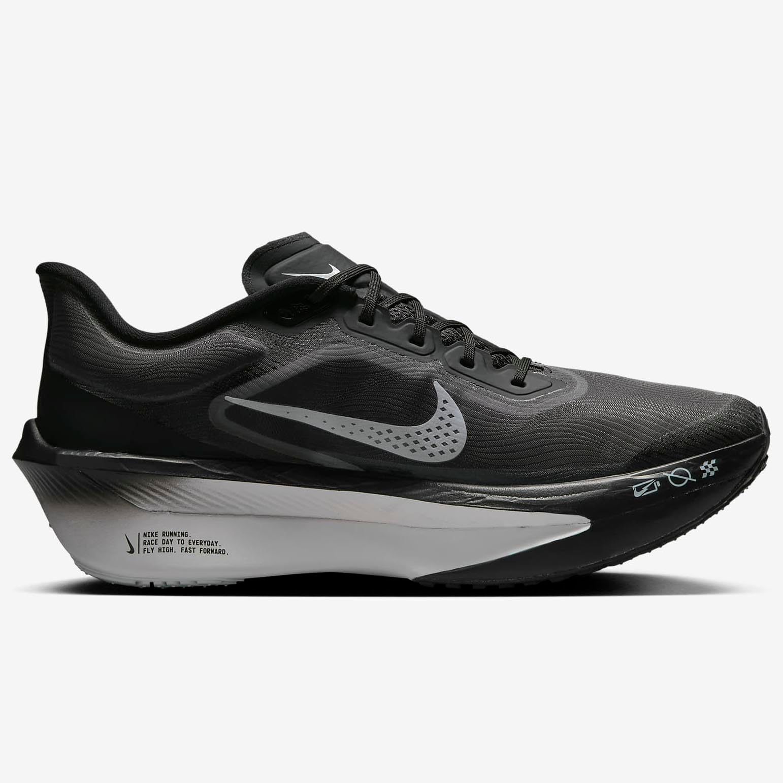 ナイキ] ズーム フライ 6 ZOOM FLY 6 ブラック/ライトスモークグレー 