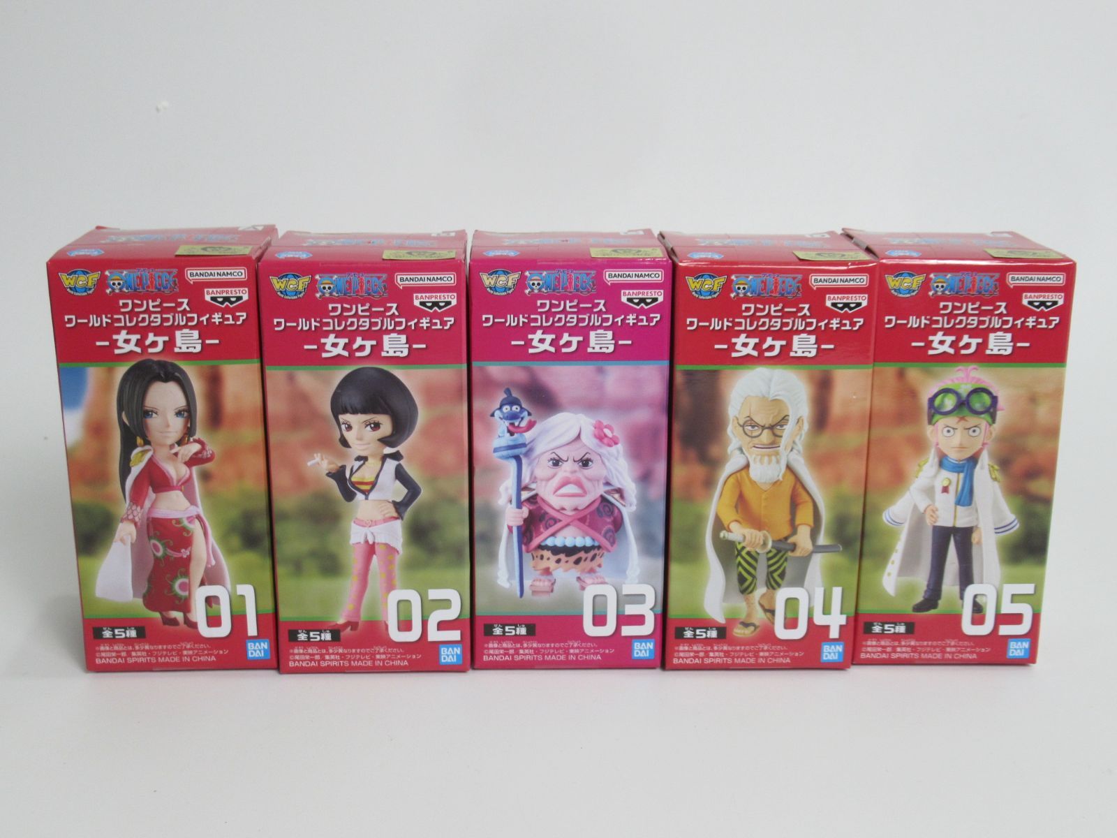 BANDAI - ワンピース ワールドコレクタブルフィギュア　女ヶ島　18個セット Amazon.co.jp: ワンピース ワールドコレクタブルフィギュア 女ヶ