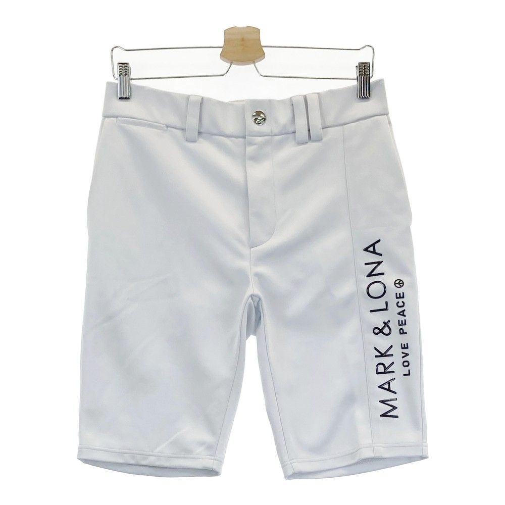 【美品】マークアンドロナ　ハーフパンツ　46 M サイズ：46 MARK&LONA マークアンドロナ ハーフパンツ ホワイト