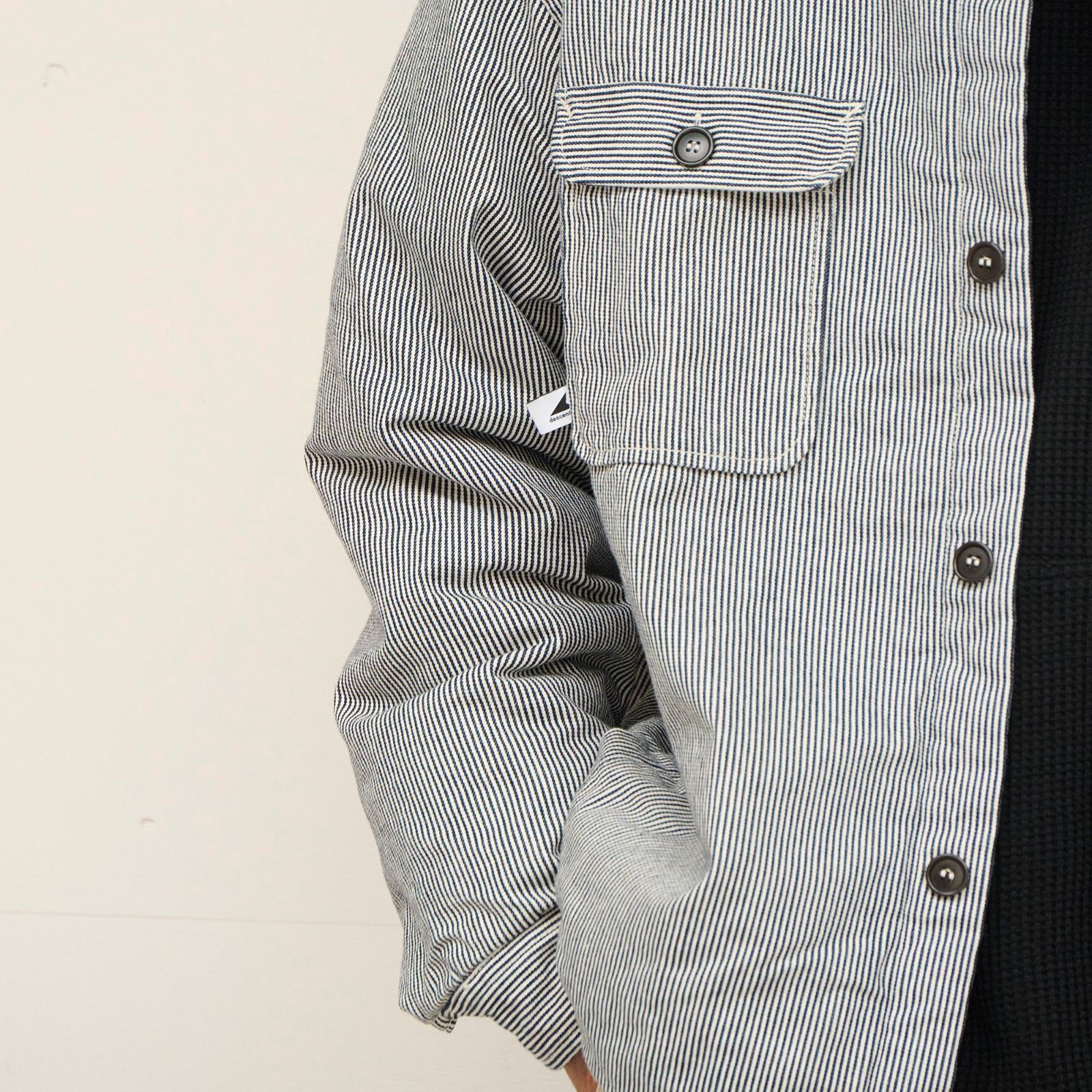 DESCENDANT CRA90 HICKORY STRIPE JACKET POST O