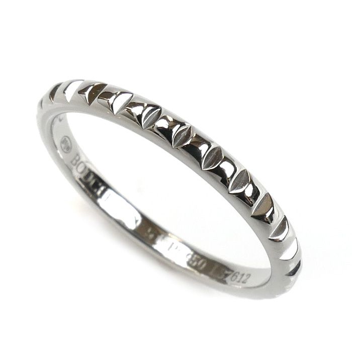 Boucheron ブシュロン Pt950プラチナ クルドパリ スモール リング 指輪 JAL01160 11号 51 2.7g レディース