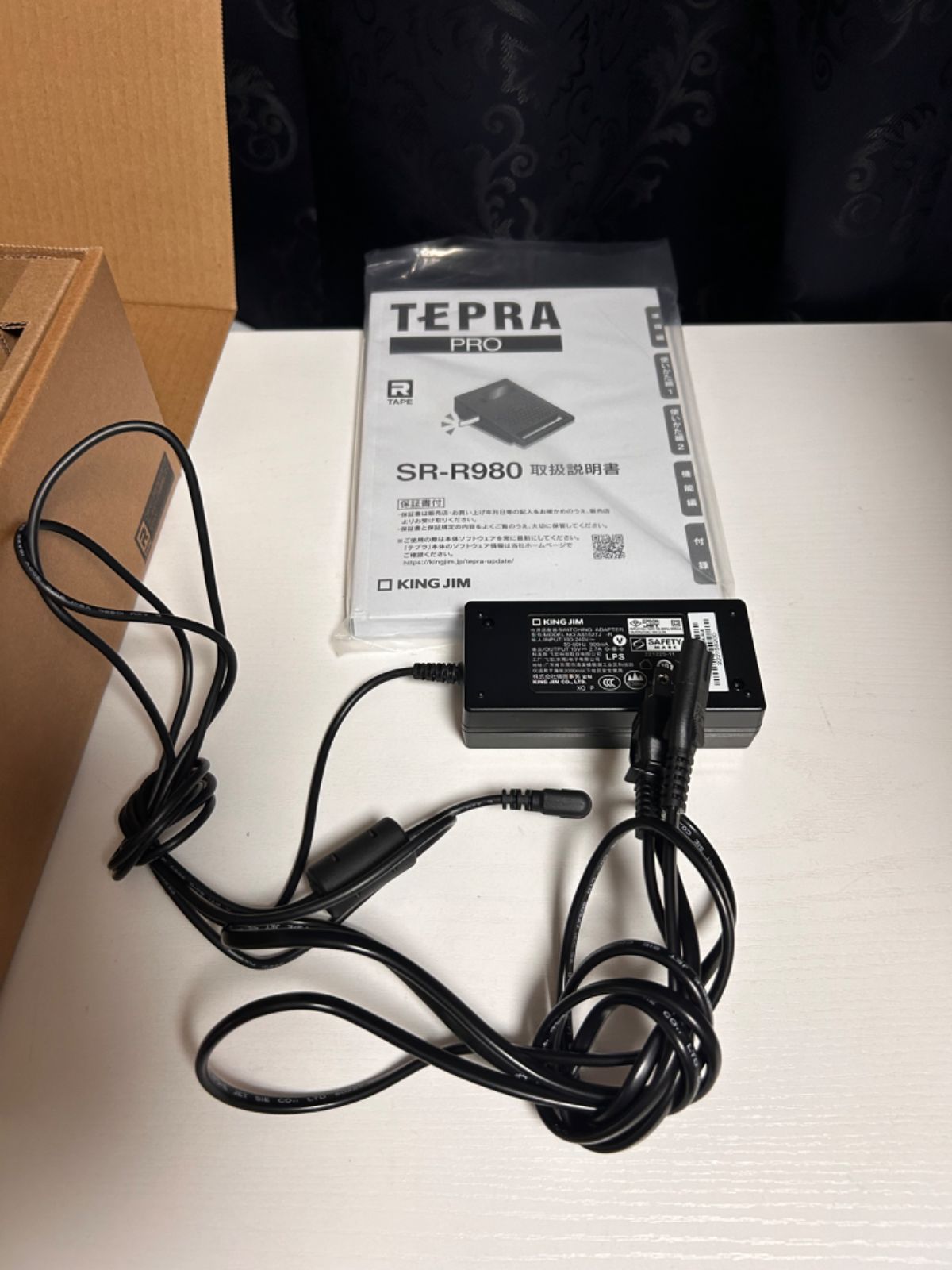 一度のみ使用 美品】キングジム テプラ PRO SR-R980 （本体＋ケース＋ 