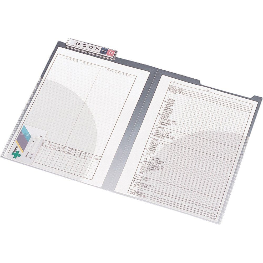 Size A4 リヒトラブ カルテフォルダー ダブルポケット A4 50枚入 HK712