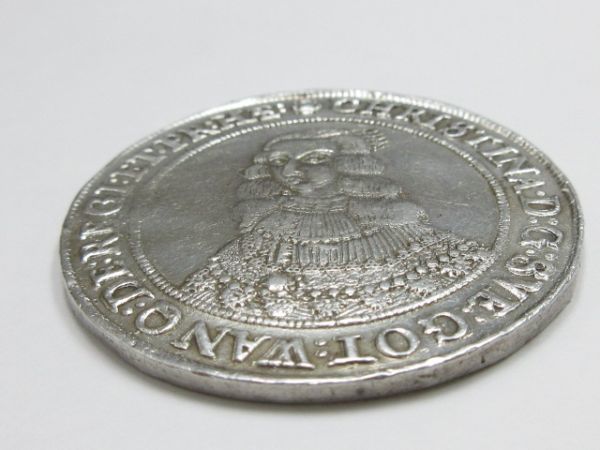 【激レア】スウェーデン 女王クリスティーナ 1リスクダラー銀貨 1646年 激レア】スウェーデン 女王クリスティーナ 1リスクダラー銀貨