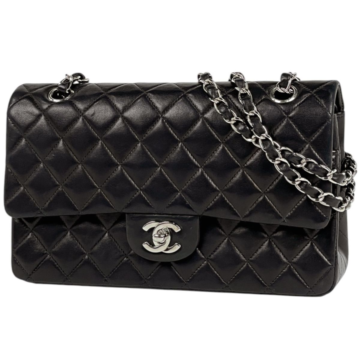 バッグ マトラッセ シャネル CHANEL マトラッセ Wフラップ チェーン ショルダー