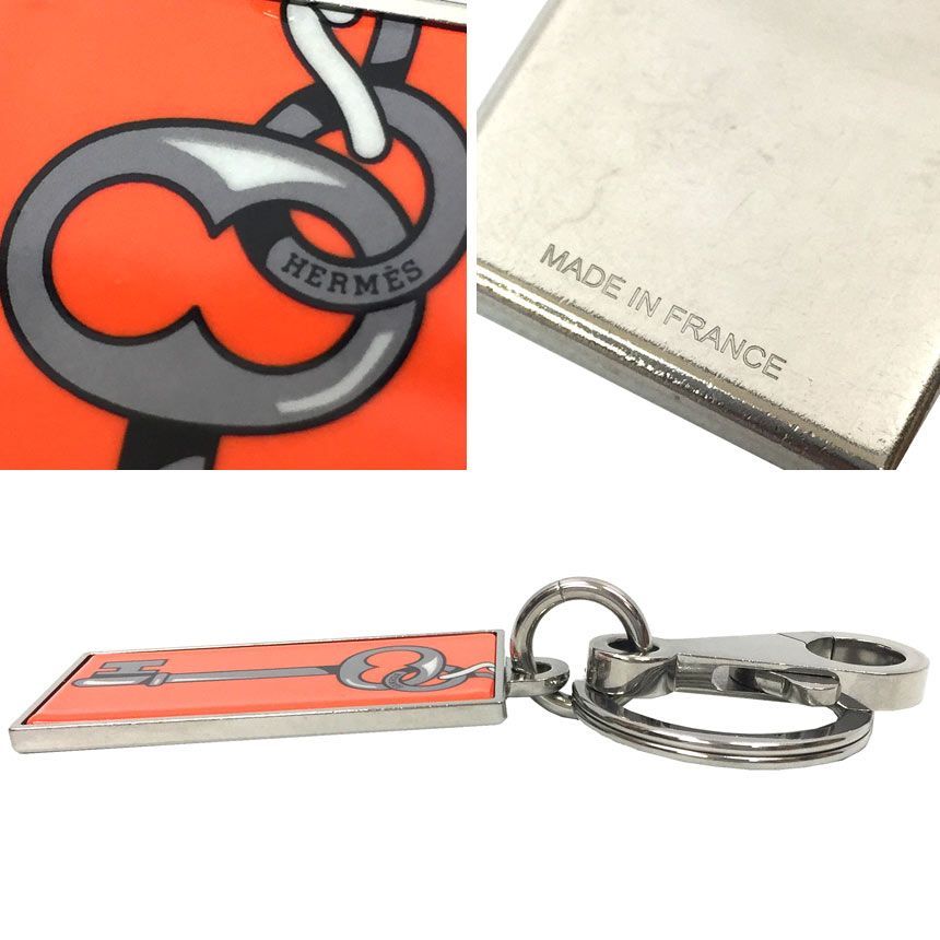 HERMES エルメス キーホルダー 鍵モチーフ イリュージョン キー aq7832 