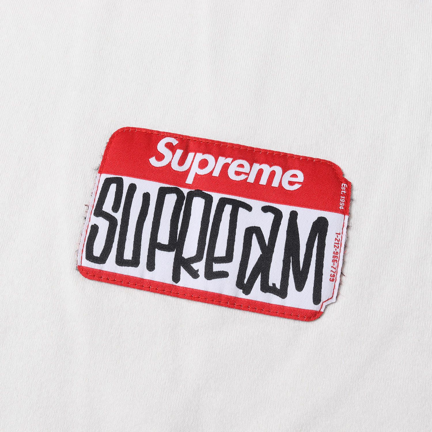 新品 Supreme シュプリーム Tシャツ ゴンズ ネームタグ クルーネックTシャツ Gonz Nametag S/S Tee 21AW ナチュラル  M トップス カットソー 半袖 コラボ ブランド - メルカリ