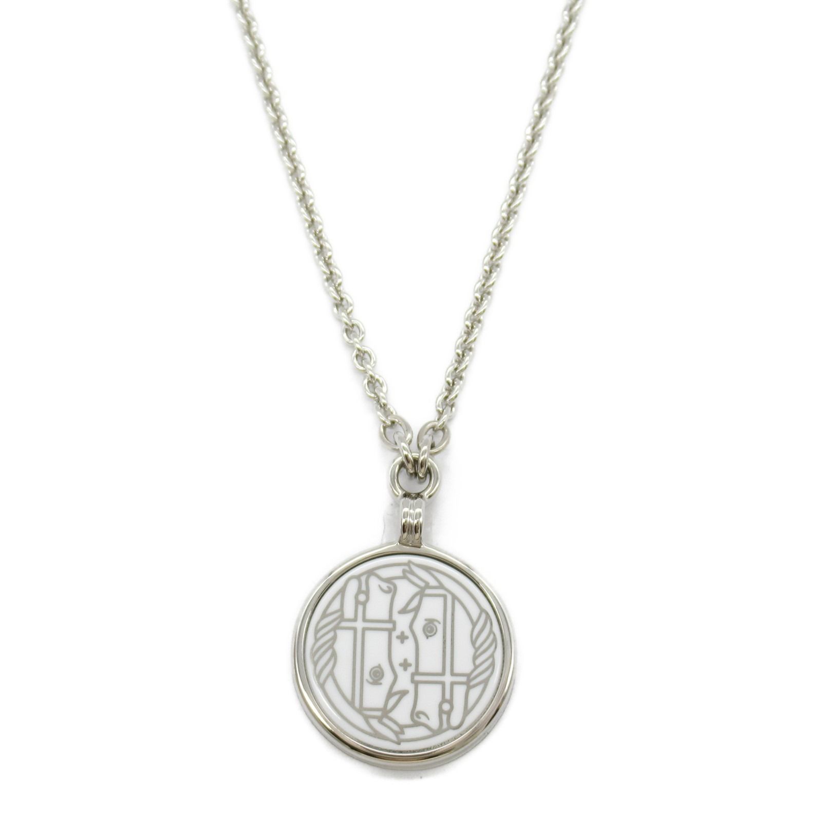 HERMES エルメス メダイユ/カドリージュ PM ネックレス ネックレス  