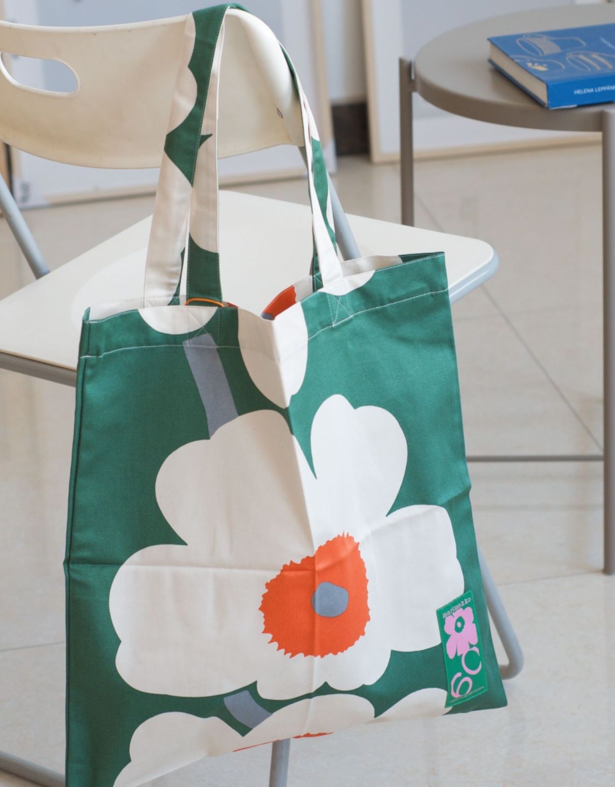 マリメッコ 花柄 エコバッグ 60周年記念 Unikko 60th Anniversary トートバッグ | Maija Isola