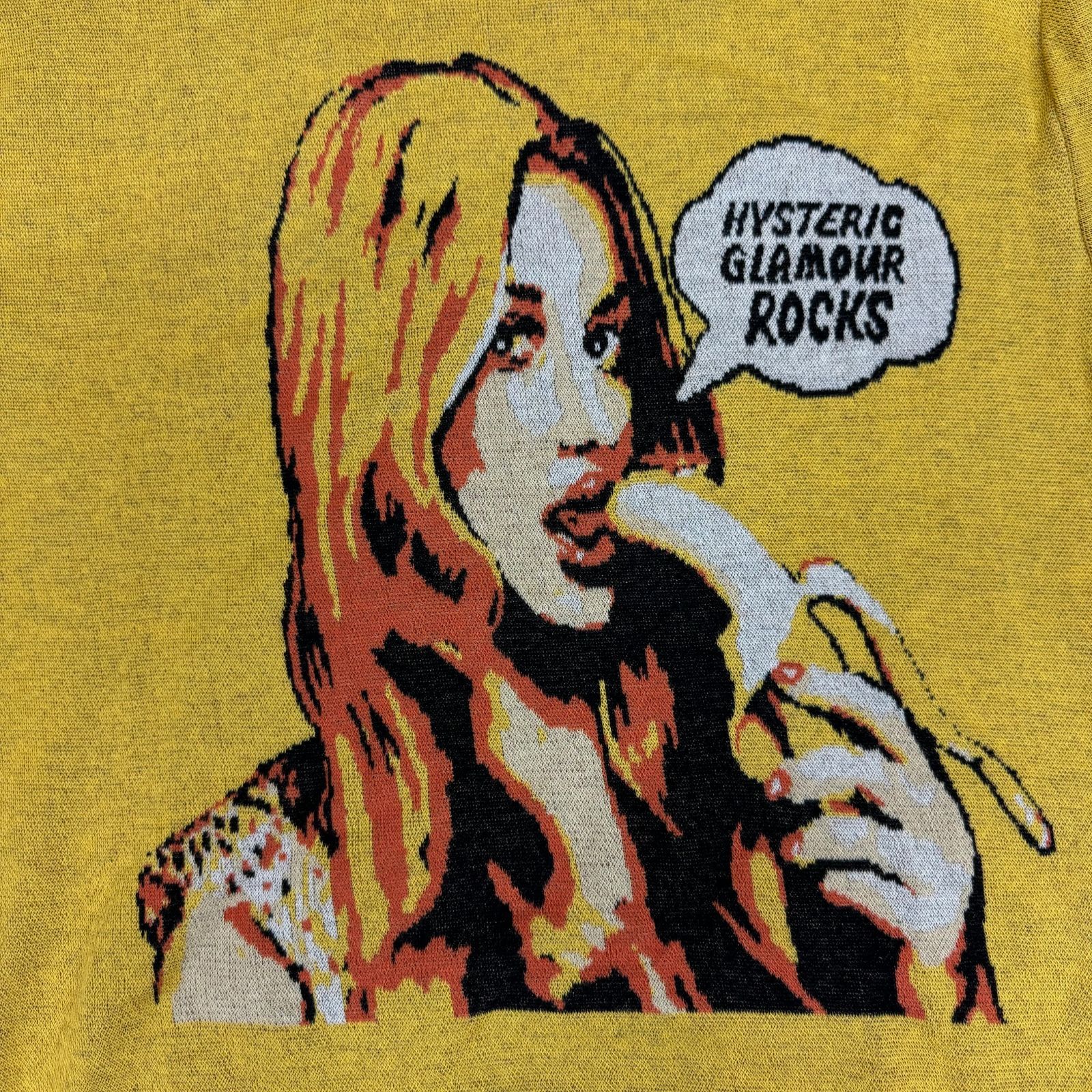 ヒステリックグラマーBANANAジャカードセーターMサイズ