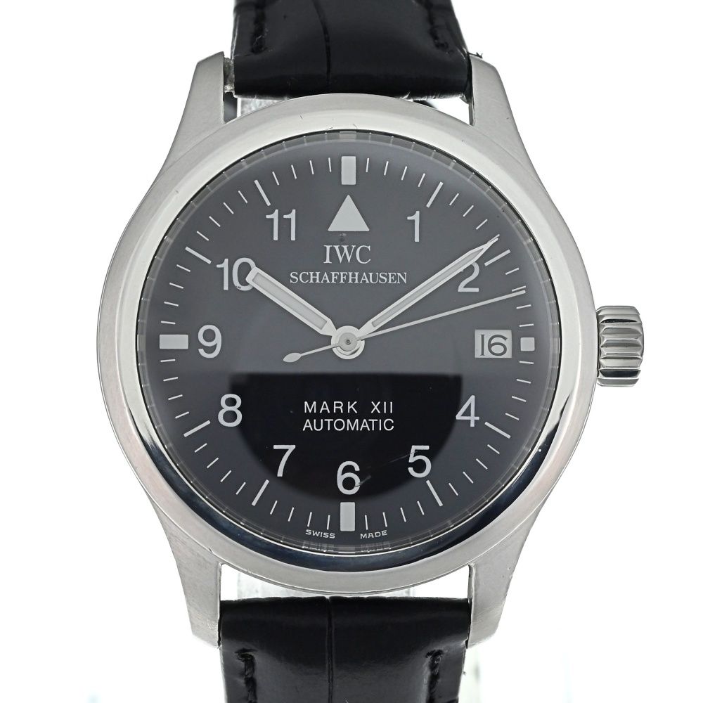 IWC IWC SCHAFFHAUSEN IW324101 パイロットウォッチ マーク12 自動巻き メンズ良品 K#134043