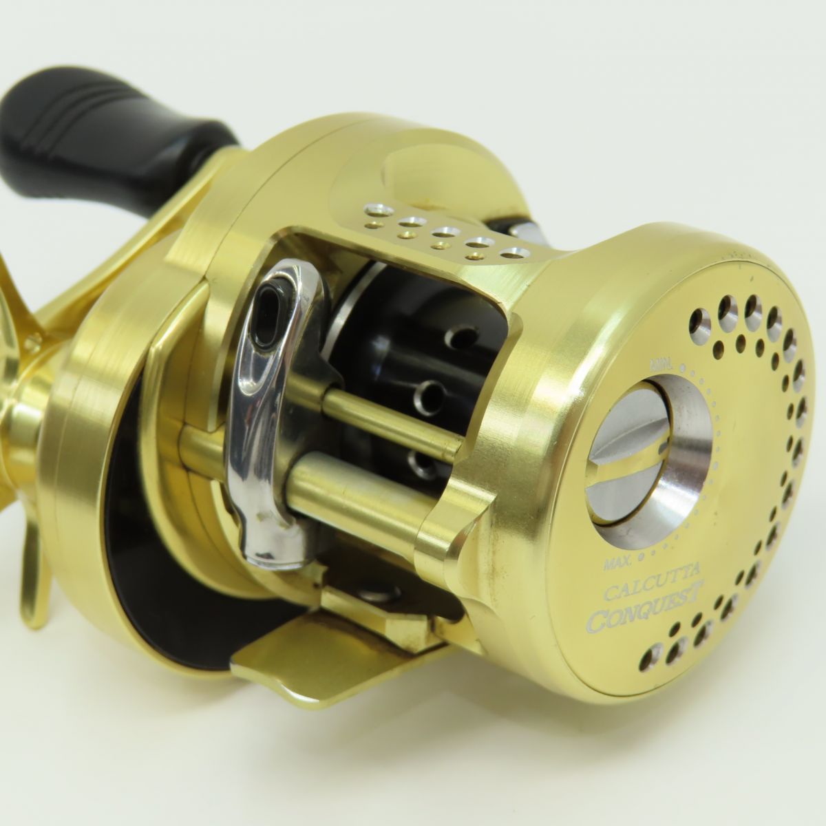 SHIMANO シマノ 14 CALCUTTA CONQUEST カルカッタコンクエスト 100 03202 右ハンドル ベイトリール ※中古 -  メルカリ