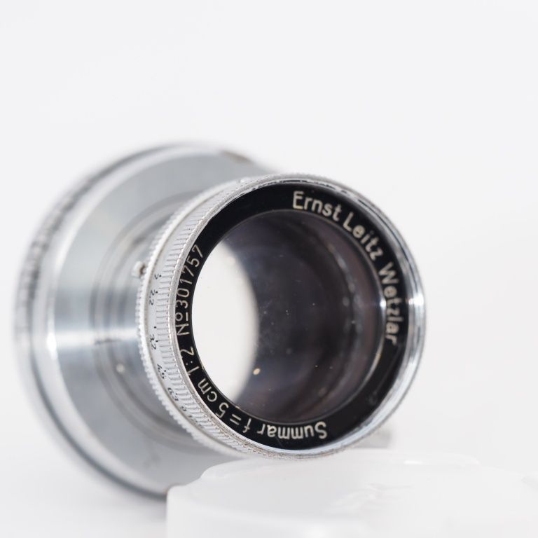 Leica Summar L39 F2 50mm ライカ ズマール Leitz ☆ライカ・ズマール LEITZ SUMMAR 2/50 Lマウント 角絞り 沈胴