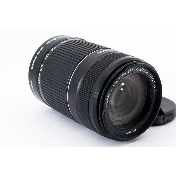 キヤノン Canon EF-S 55-250mm F4-5.6 IS II 美品 望遠ズーム