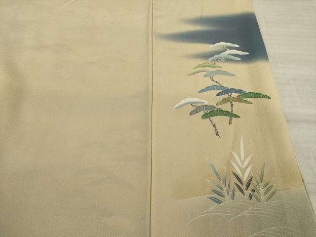 平和屋着物○京友禅の人間国宝 上野為二 訪問着 風景文