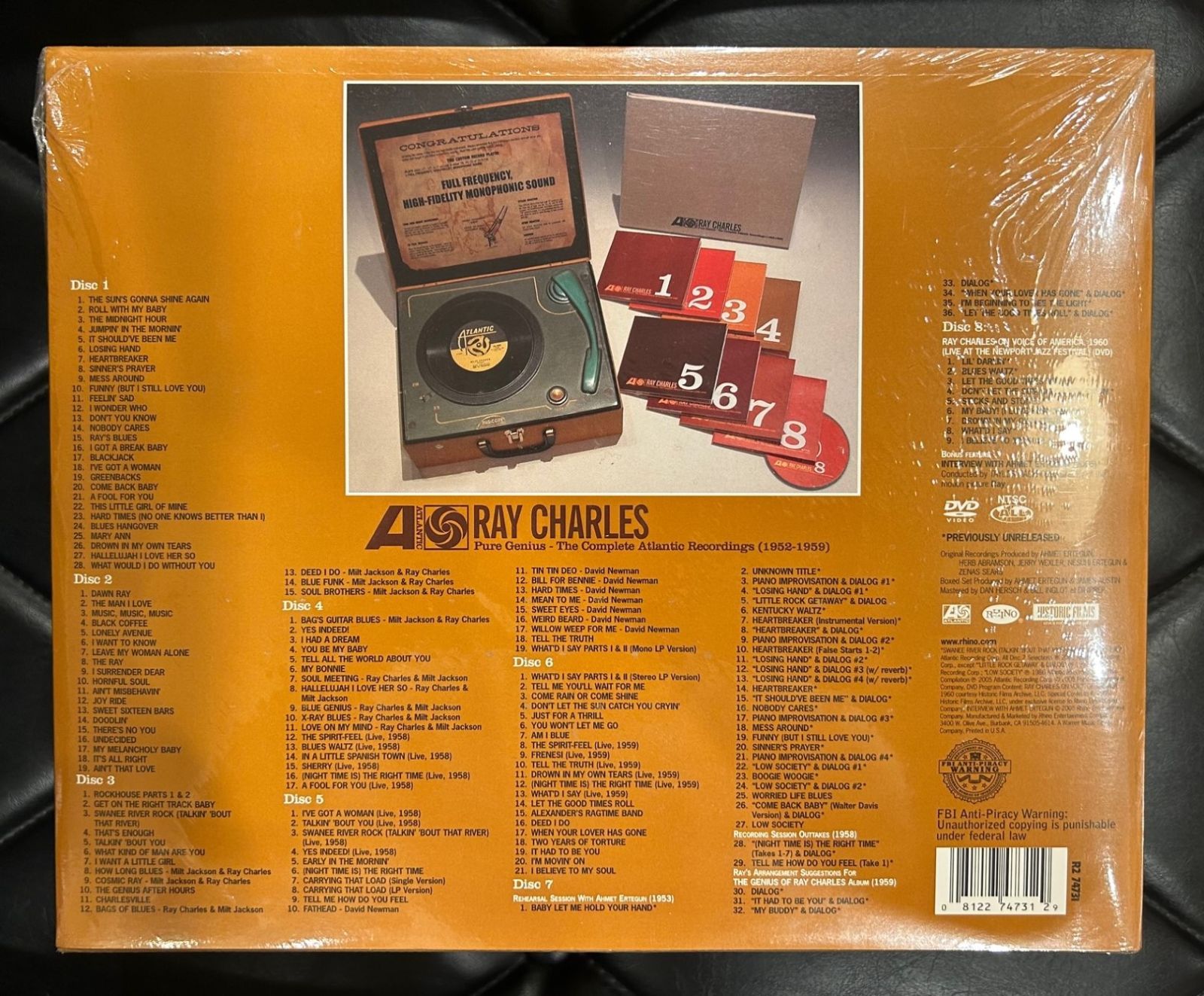 廃盤CDボックス】Ray Charles 「Pure Genius - The Complete Atlantic 