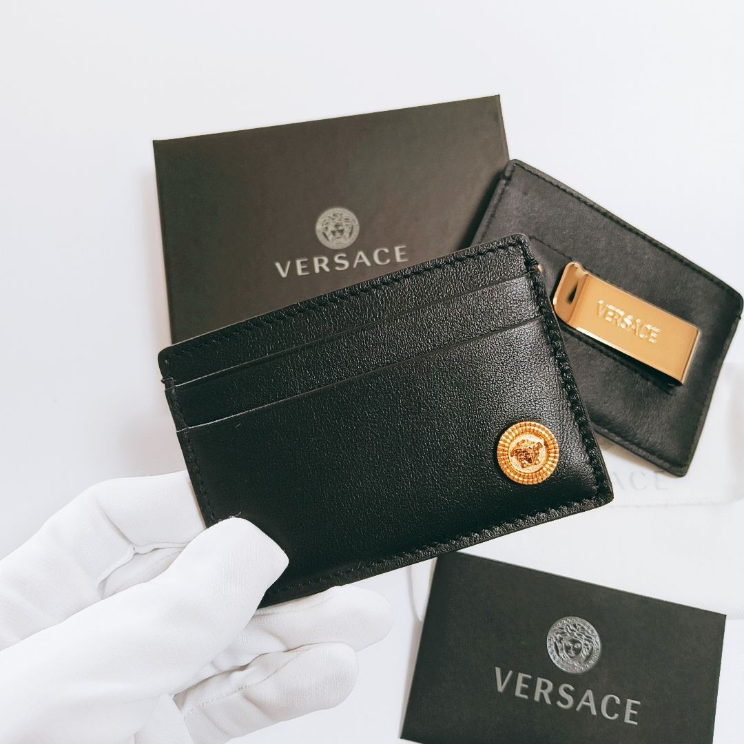 VERSACE メドゥーサ ビギー カードホルダー マネークリップ付