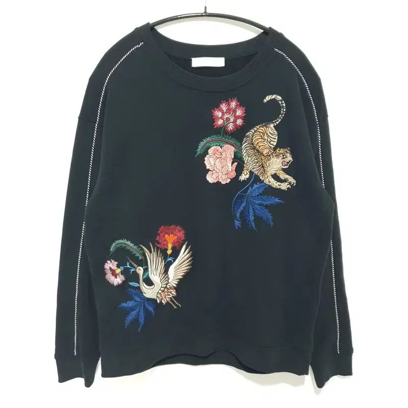 ドゥロワー ベロア リボン バルーンシルエット スウェット 長袖  