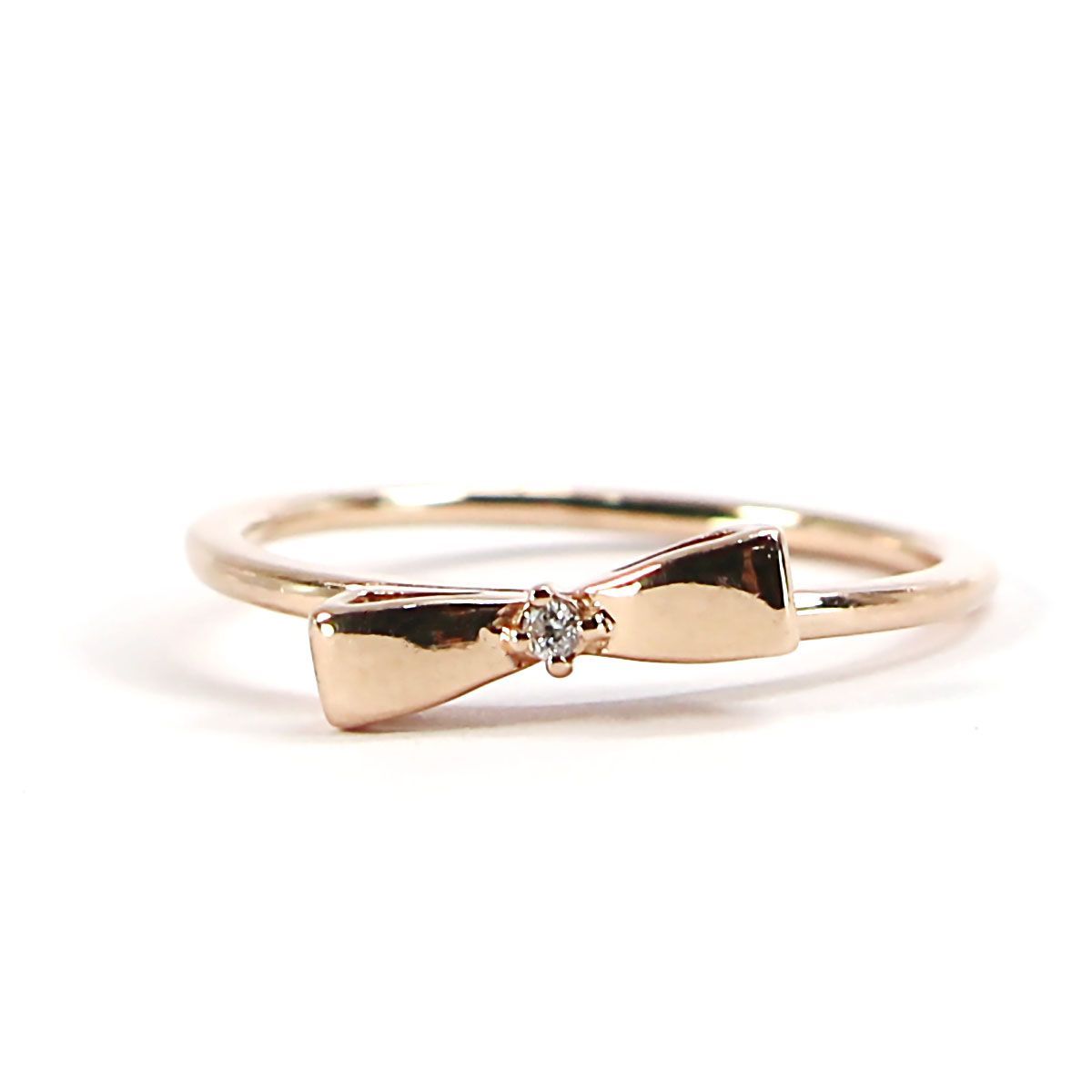 指環 ete x anan ／エテ x アンアン K10 ダイヤモンド 0.008ct