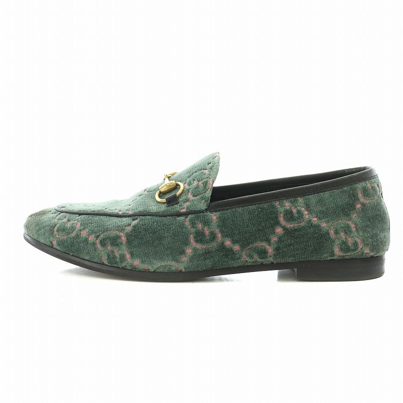 美品　GUCCI  ヨルダーン ベロアGG ホースビット　ローファー ブラウン 楽天市場】GUCCI グッチ ヨルダーン ホースビット ローファー