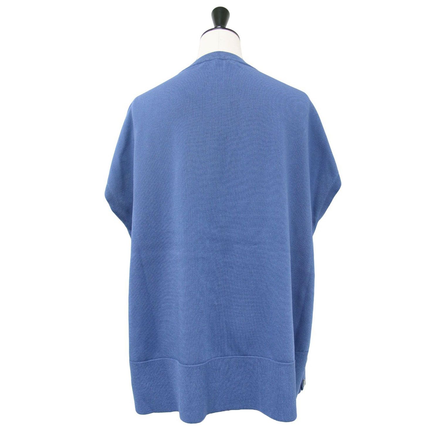 美品 theory luxe セオリー リュクス ニット 24春夏 ブルー 38(M
