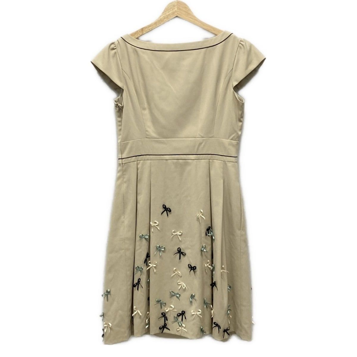 TOCCA(トッカ) ワンピース サイズ4 S レディース - ベージュ×黒 その他