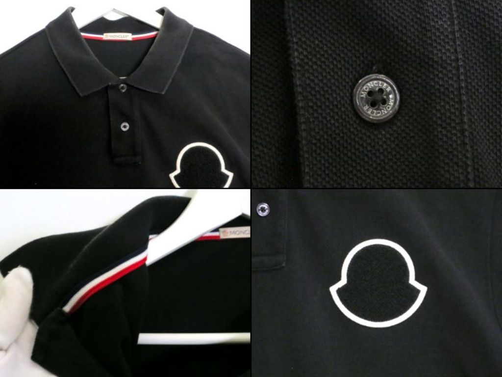 222712】MONCLER モンクレール ビッグロゴ アップリケ ワッペン 鹿の子