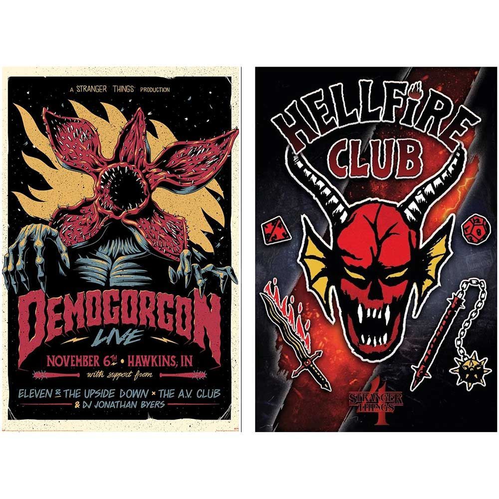 STRANGER THINGS - 世界限定2000枚 DEMOGORGON、HELLFIRE CLUB