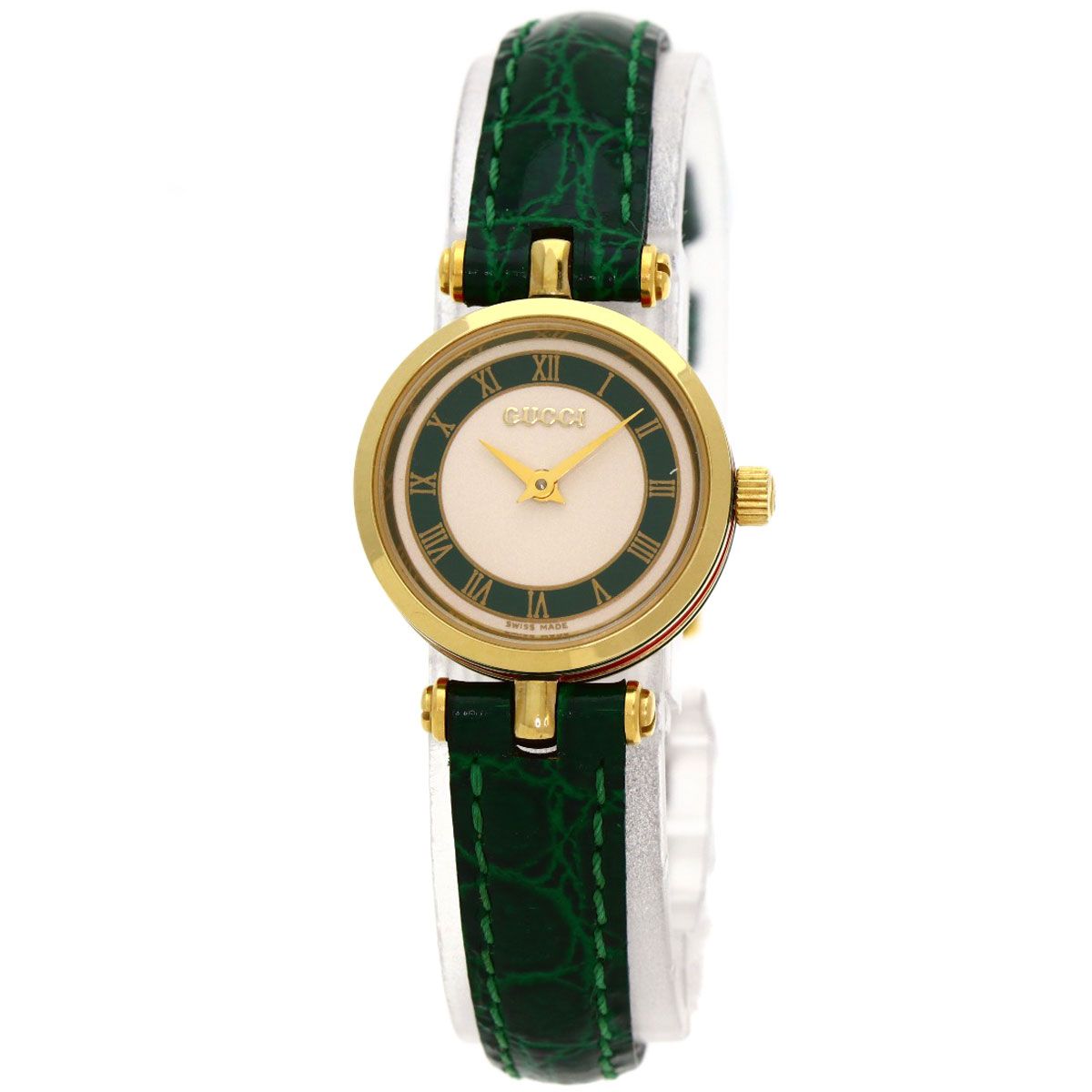 GUCCI グッチ シェリーライン 腕時計 GP 革 レディース