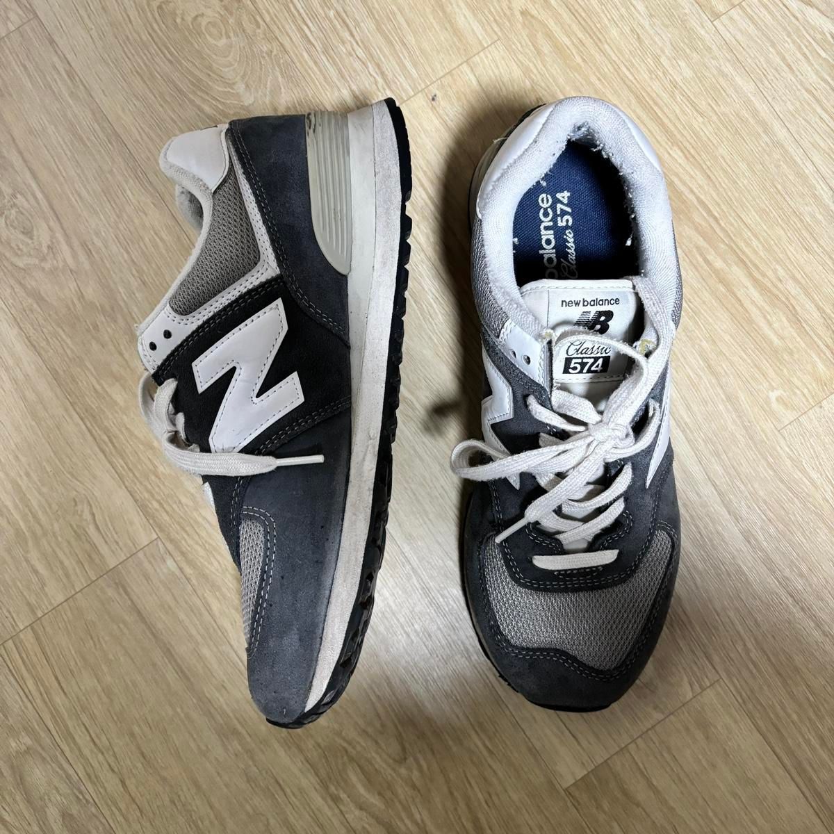 【雷市場（ポンジャン）商品韓国直送】New Balance(ニューバランス) 574 グレー