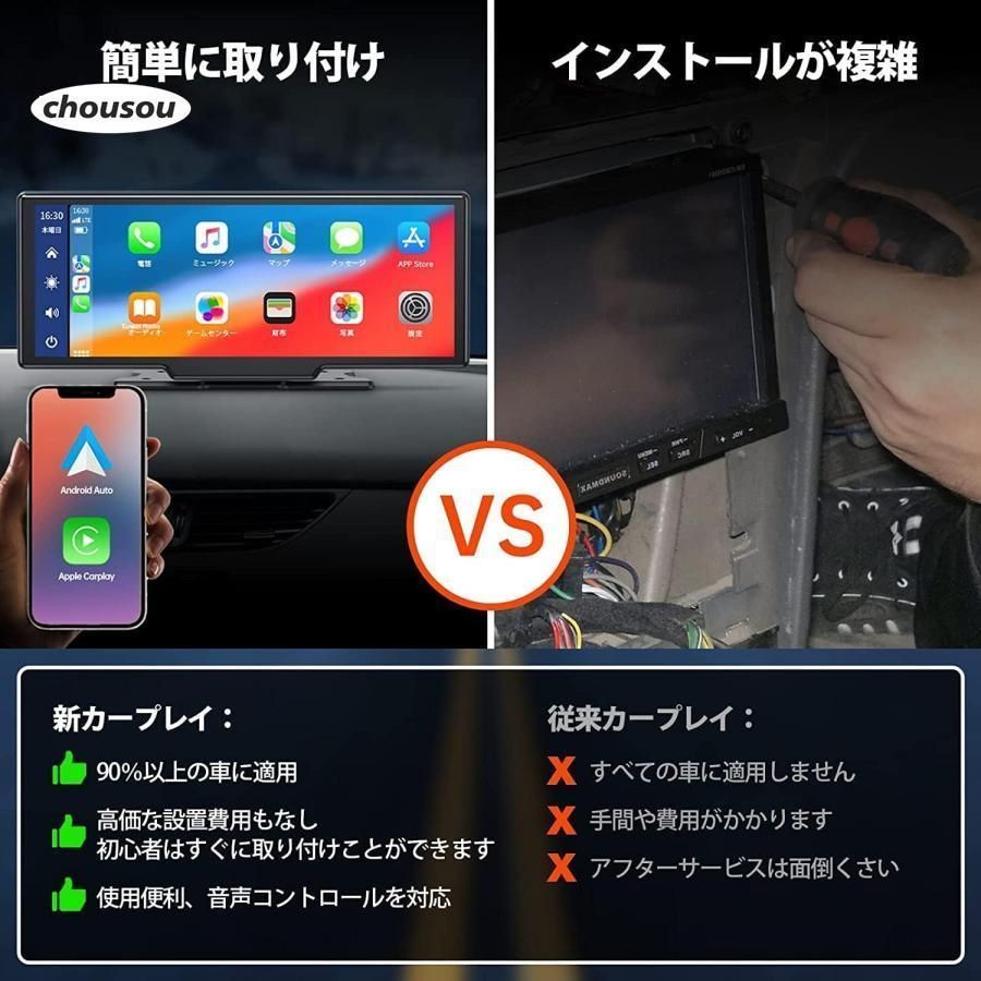 ドライブレコーダー機能 画面分割
